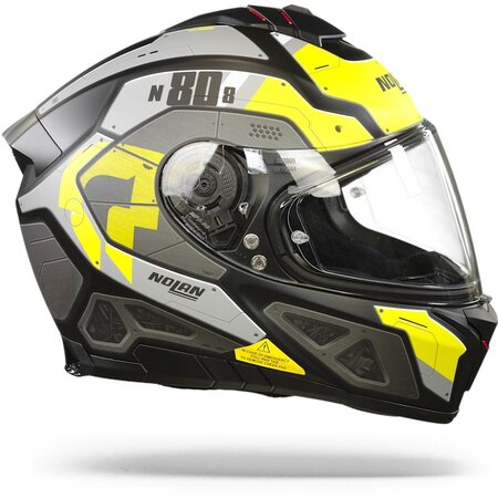 nolan Nolan N80-8 starschream flat black/yellow