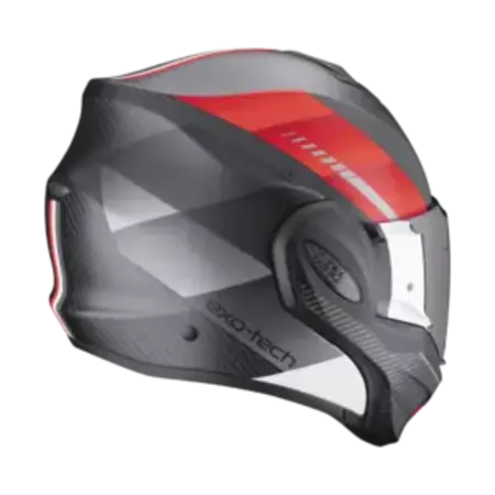 scorpion Scorpion Exo-Tech Evo Genus Carbon Matt Black/rood /wit