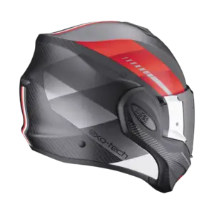 scorpion Scorpion Exo-Tech Evo Genus Carbon Matt Black/rood/wit