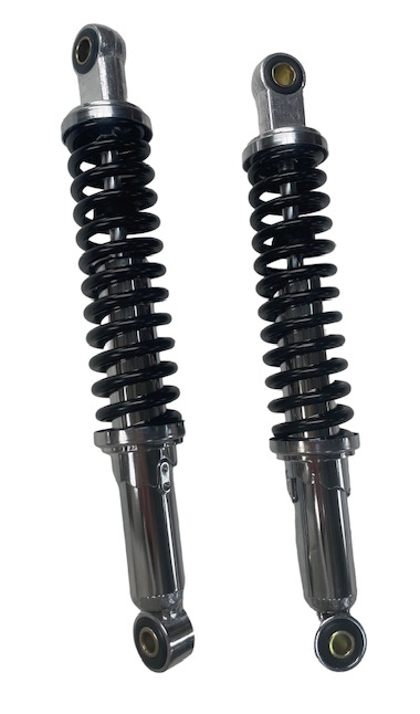 Honda H-5163 Schokbrekers set zwart/chroom 320mm Honda MT