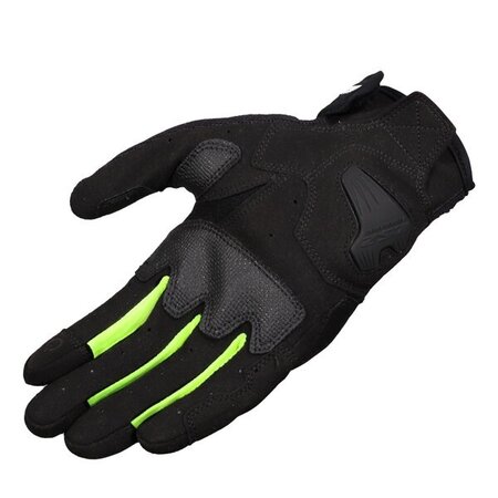 LS2 LS2 ATOM MAN GLOVES BLACK H-V YELLOW MAAT S