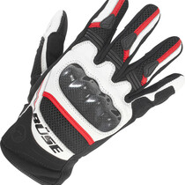 Buse Safe Ride handschoen zwart/wit/rood