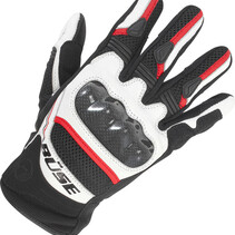 Buse Safe Ride handschoen zwart/wit/rood