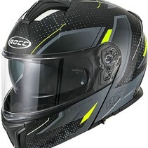 ROCC 810 systeemhelm mattgrijs/geel