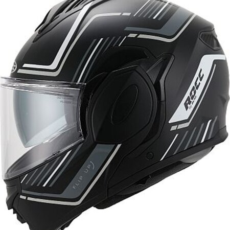 rocc ROCC 910 systeemhelm zwart-grijs