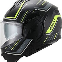 ROCC 910 systeemhelm zwart-geel