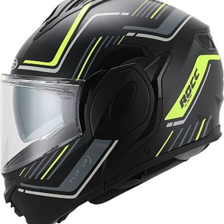 rocc ROCC 910 systeemhelm zwart-geel