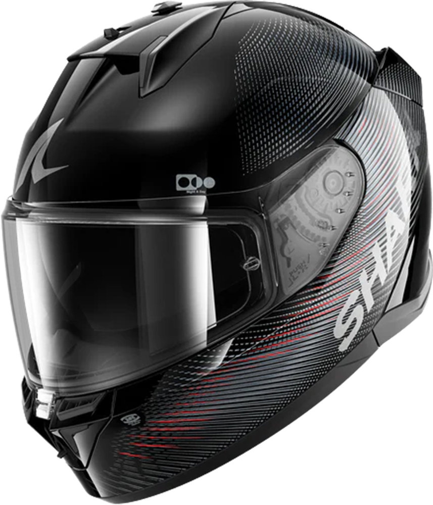 SHARK Shark D-SKWAL 3 SP LYNE Black Anthracite Red