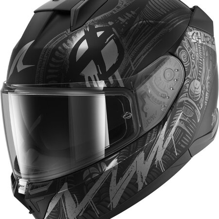 SHARK Shark D-SKWAL 3 SHIEVER Mat Black Anthracite Silver