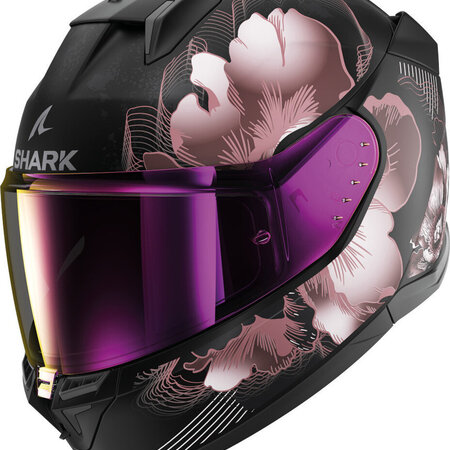 SHARK SHARK D-SKWAL 3 MAYFER Mat  Black Violet Gold