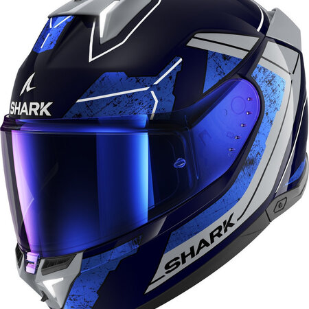 SHARK SHARK SHARK SKWAL i3 RHAD   BLUE CHROM SILVER