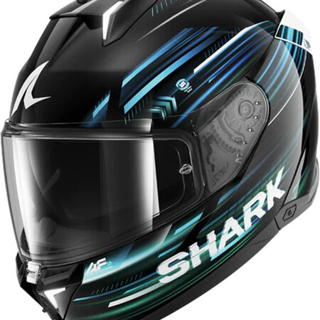SHARK SHARK SKWAL i3 LIGHT-BLUR Black Blue Green