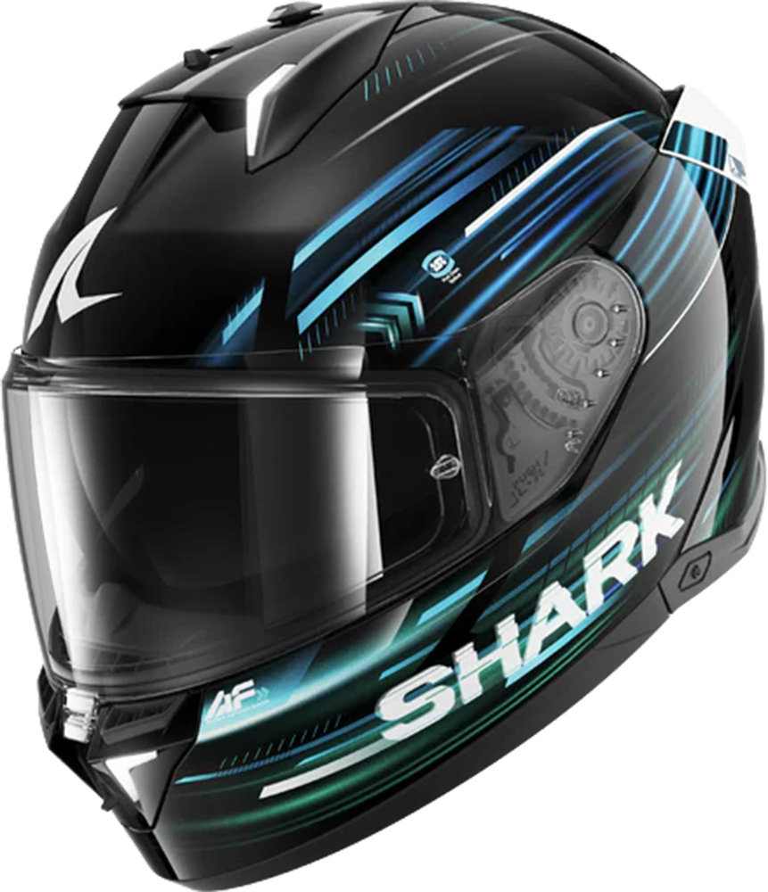 SHARK SHARK SKWAL i3 LIGHT-BLUR Black Blue Green