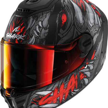 SHARK SHARK SPARTAN RS SHAYTAN Mat Black Red Anthracite