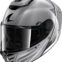SHARK SPARTAN RS SPEED-TECH Silver White Black