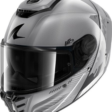 SHARK SHARK SPARTAN RS SPEED-TECH Silver White Black