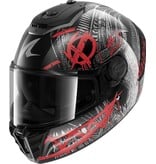 SHARK SHARK SPARTAN RS CARBON SHIEVER Carbon Anthracite Red