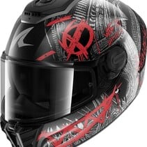 SHARK SPARTAN RS CARBON SHIEVER Carbon Anthracite Red