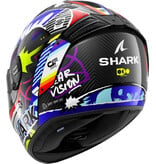 SHARK SHARK SPARTAN RS CARBON STREETRUSH Carbon Blue Chrome