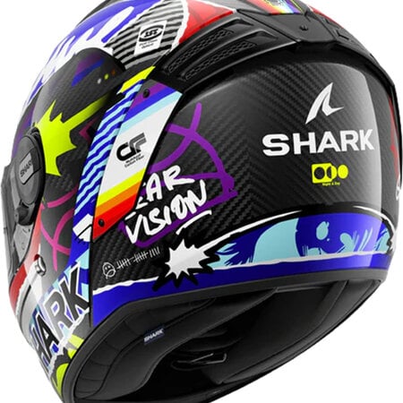 SHARK SHARK SPARTAN RS CARBON STREETRUSH Carbon Blue Chrome