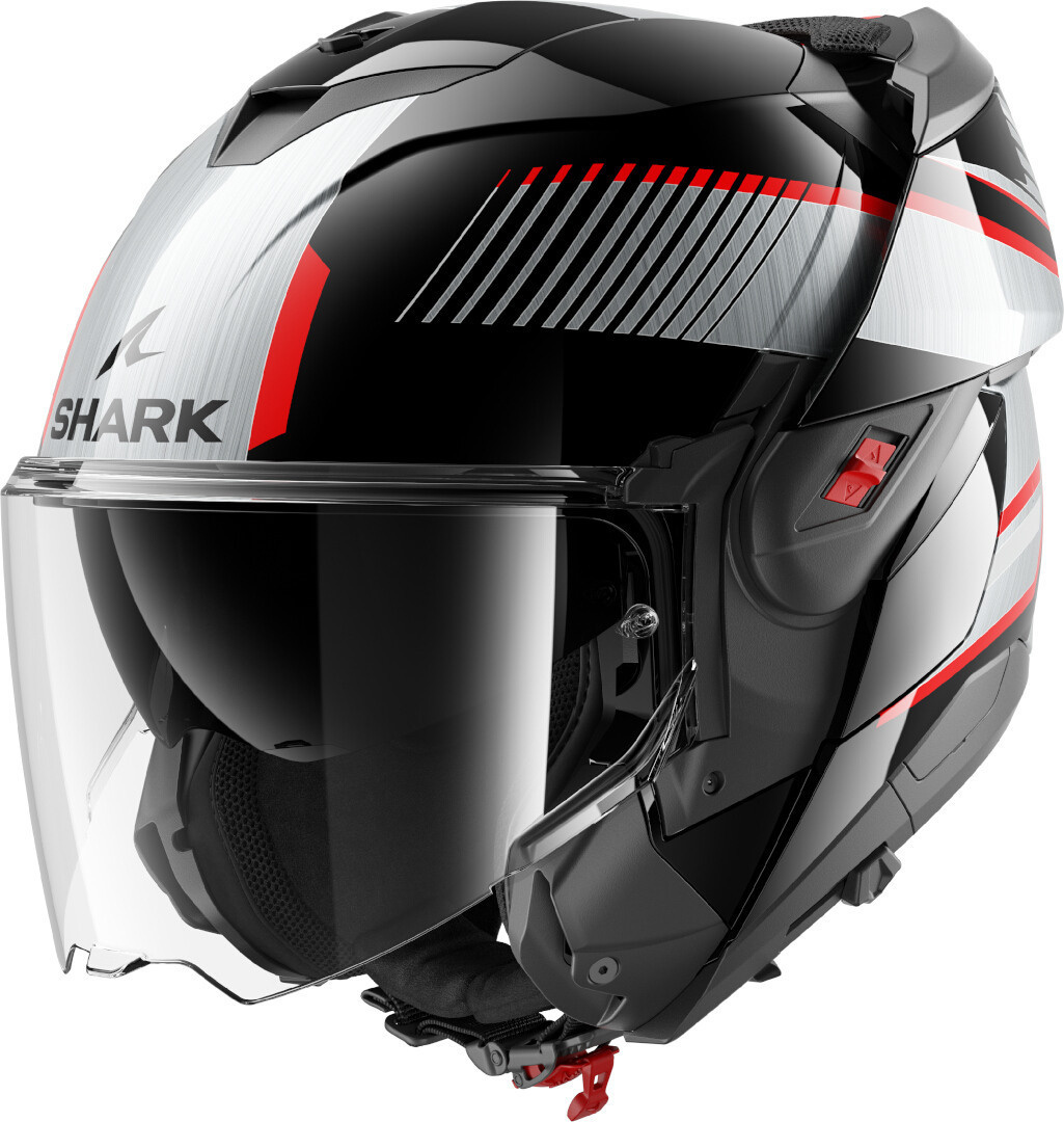 SHARK SHARK OXO SIKTER FLIP-UP Black Chrom Silver