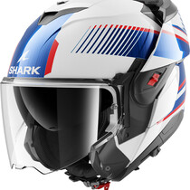 SHARK OXO SIKTER FLIP-UP White Chrome Blue