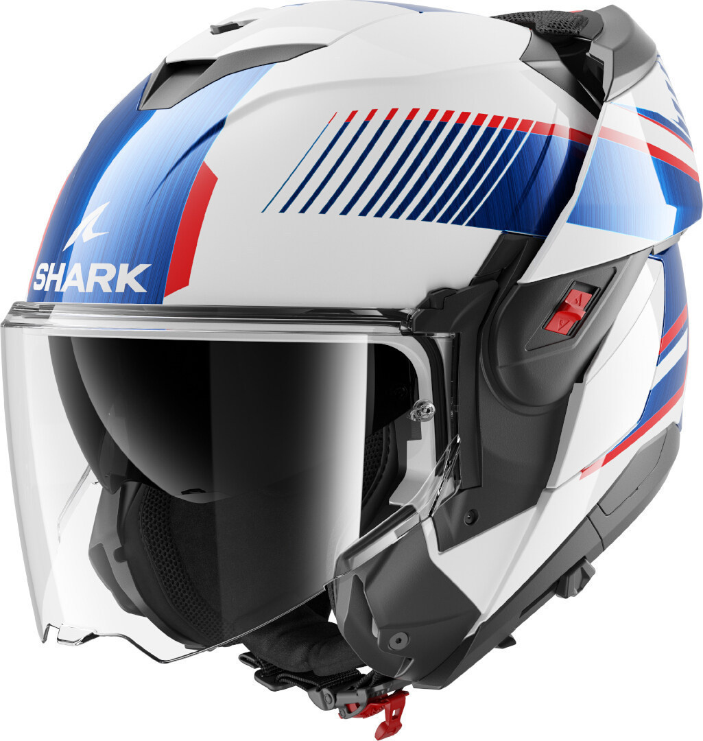 SHARK SHARK OXO SIKTER FLIP-UP White Chrome Blue