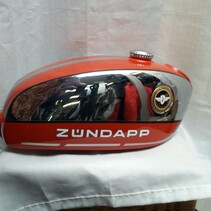 Tank voor Zundapp KS-80 ( rood met chroom)