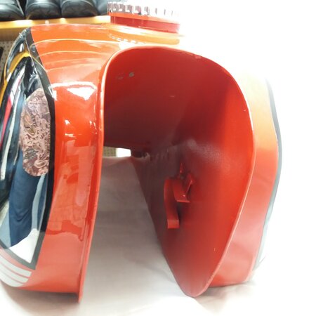 Nieuwe Tank voor Zundapp KS-80 ( rood met chroom)