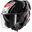 SHARK SHARK OXO RYDGER FLIP-UP Black Silver Red