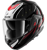 SHARK SHARK OXO RYDGER FLIP-UP Black Silver Red