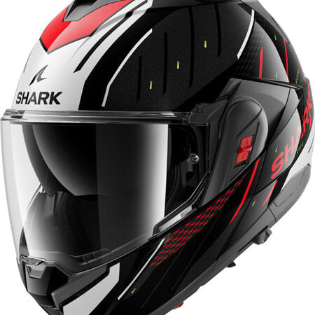 SHARK SHARK OXO RYDGER FLIP-UP Black Silver Red