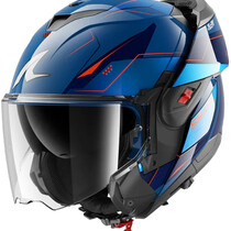 SHARK OXO MEKARIUM  FLIP-UP Blue Chrome Orange