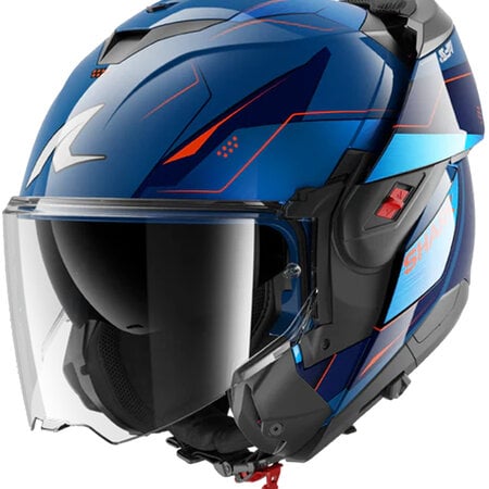SHARK SHARK OXO MEKARIUM  FLIP-UP Blue Chrome Orange