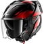 SHARK SHARK OXO MEKARIUM FLIP-UP Black Chrom Red