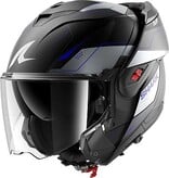 SHARK SHARK OXO MEKARIUM FLIP-UP Mat Black Chrom Blue