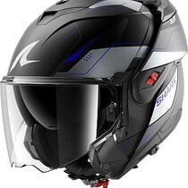 SHARK OXO MEKARIUM FLIP-UP Mat Black Chrom Blue