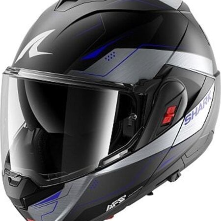 SHARK SHARK OXO MEKARIUM FLIP-UP Mat Black Chrom Blue