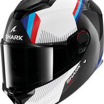 SHARK SPARTAN GT PRO DOKHTA CARBON Carbon White Blue