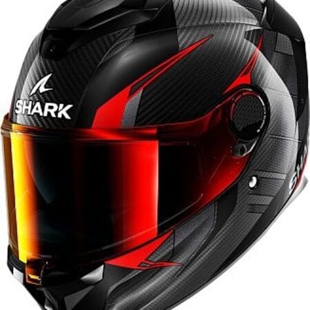 SHARK SHARK SPARTAN GT PRO KULTRAM CARBON Carbon Black Red