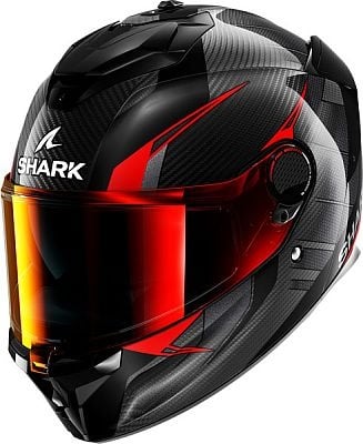 SHARK SHARK SPARTAN GT PRO KULTRAM CARBON Carbon Black Red