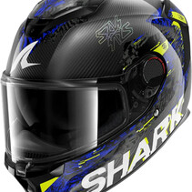 SHARK SPARTAN GT PRO CARBON SPEED-VIB Carbon Anthracite Blue