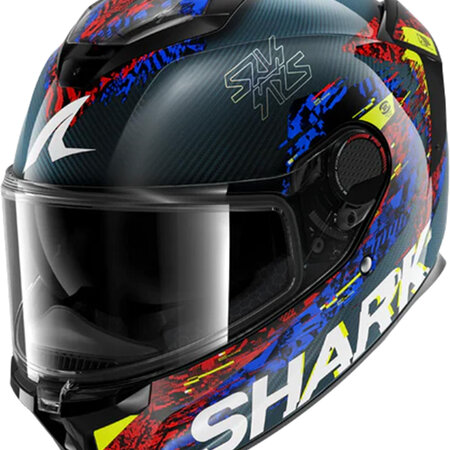 SHARK SHARK SPARTAN GT PRO CARBON SPEED-VIB Carbon Blue Red