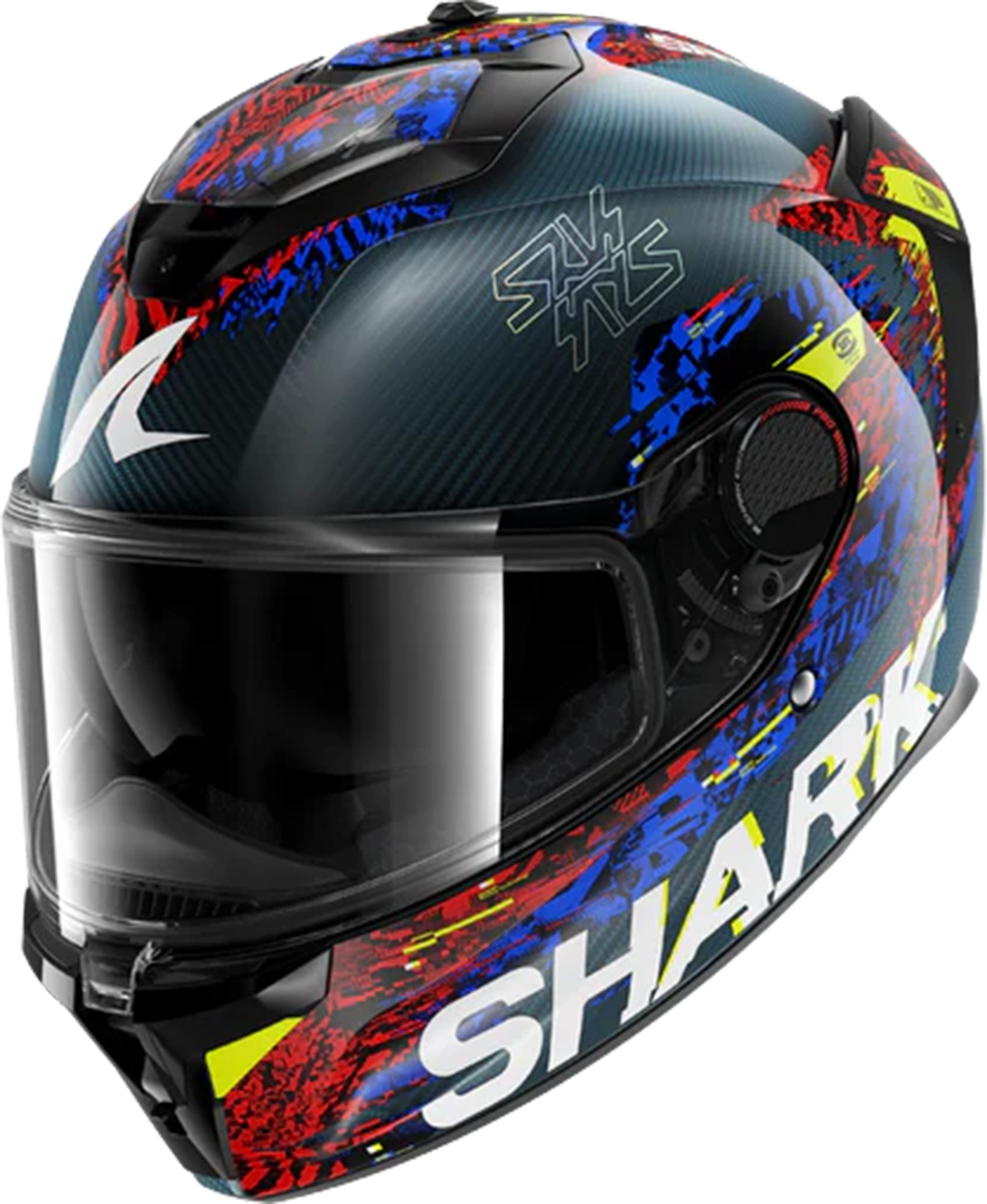 SHARK SHARK SPARTAN GT PRO CARBON SPEED-VIB Carbon Blue Red