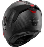 SHARK SHARK SPARTAN GT PRO CARBON MEKARIUM Mat Carbon Anthracite Red