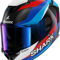 SHARK SPARTAN GT PRO CARBON GUINTOLI Carbon Blue Red
