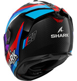 SHARK SHARK SPARTAN GT PRO CARBON GUINTOLI Carbon Blue Red