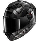 SHARK SHARK SPARTAN GT PRO CARBON ZARCO TRACK RACER Carbon Anthracite Chrome