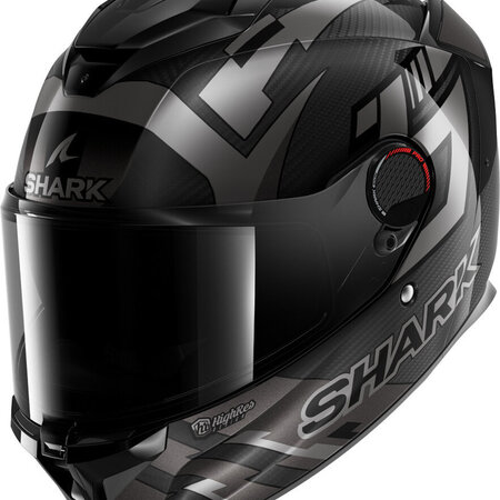 SHARK SHARK SPARTAN GT PRO CARBON ZARCO TRACK RACER Carbon Anthracite Chrome