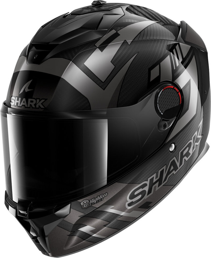 SHARK SHARK SPARTAN GT PRO CARBON ZARCO TRACK RACER Carbon Anthracite Chrome